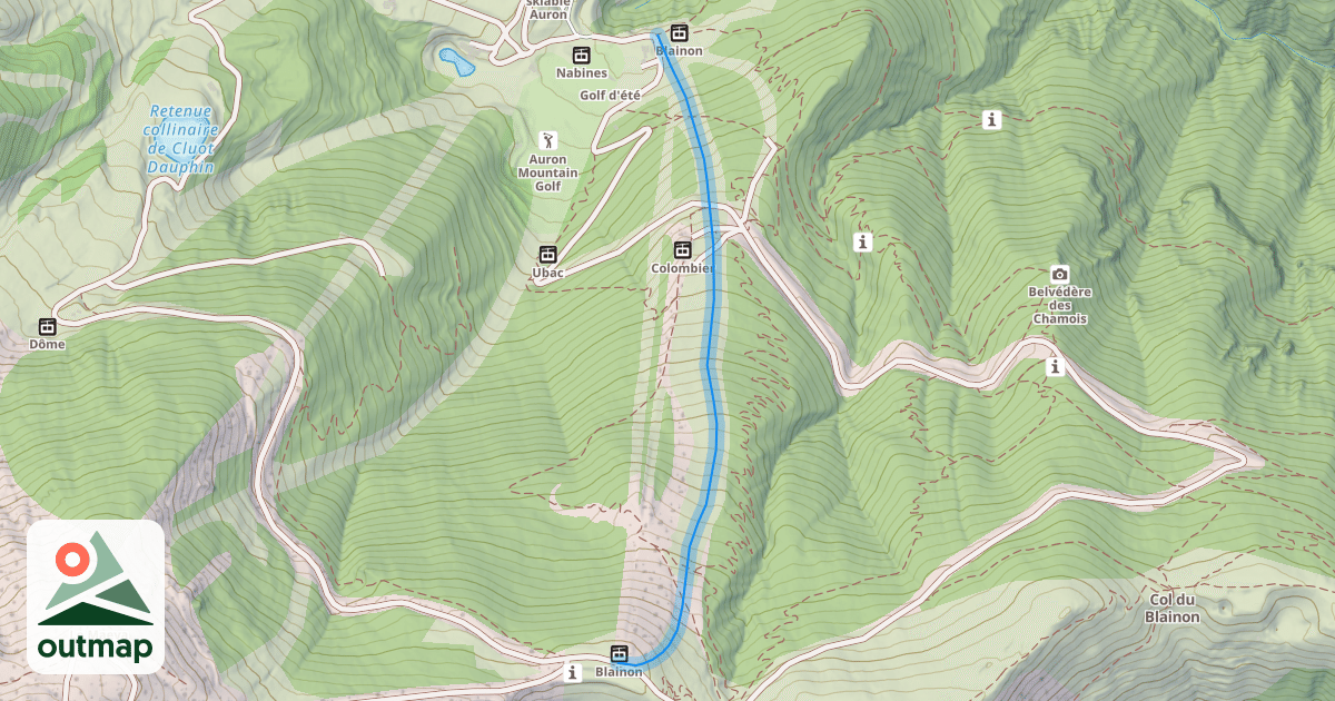 Map of Colombier