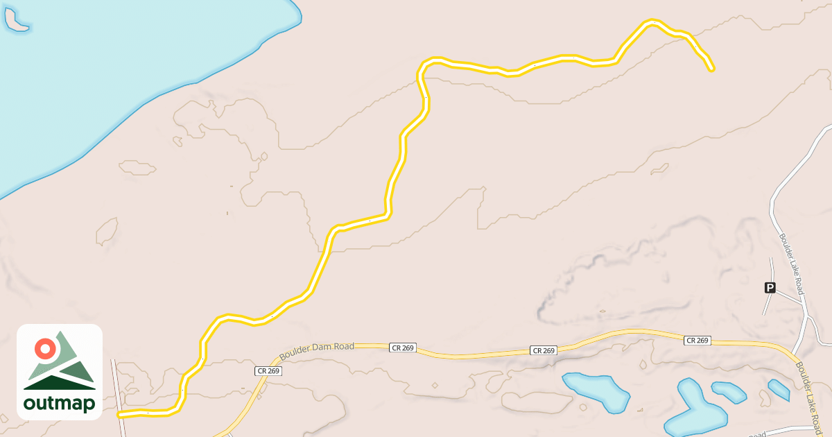 Map of Nine Pine Trail