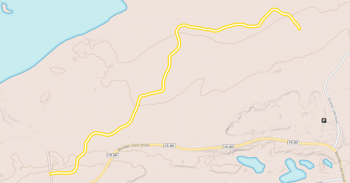 Map preview of Nine Pine Trail