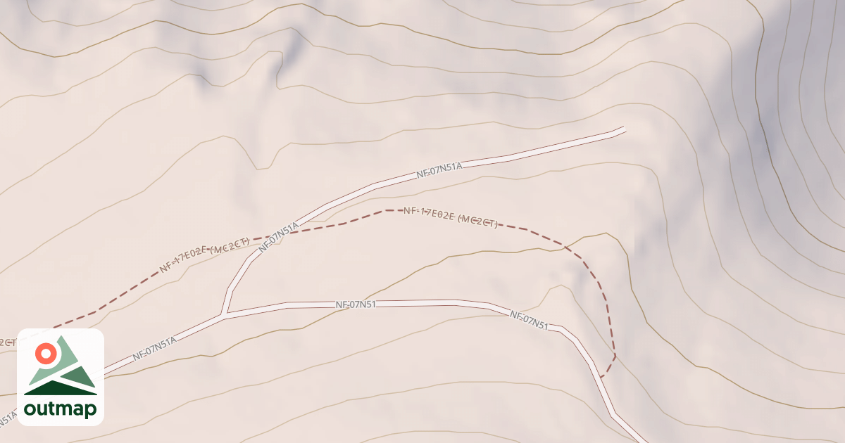 Map of USFS National Forest System Roads {BE3165DD-85A3-486C-B0CF-F85326FAE8C0}