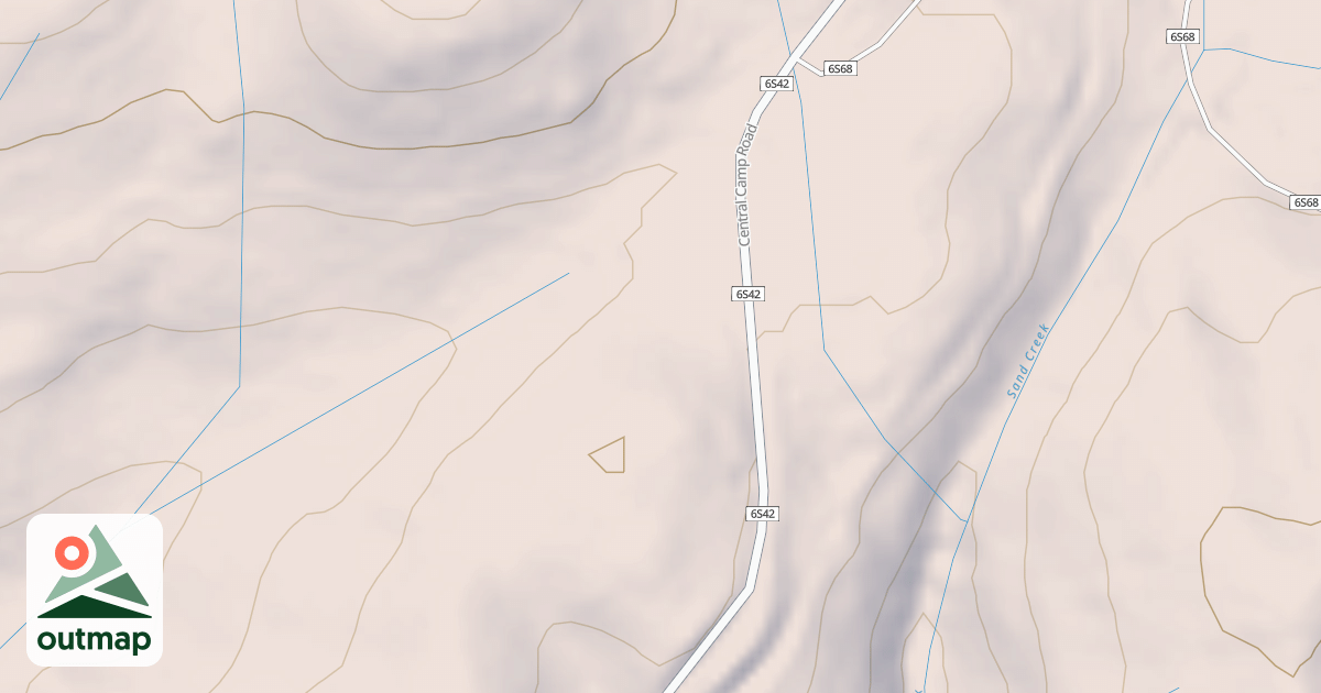 Map of CENTRAL CAMP T11