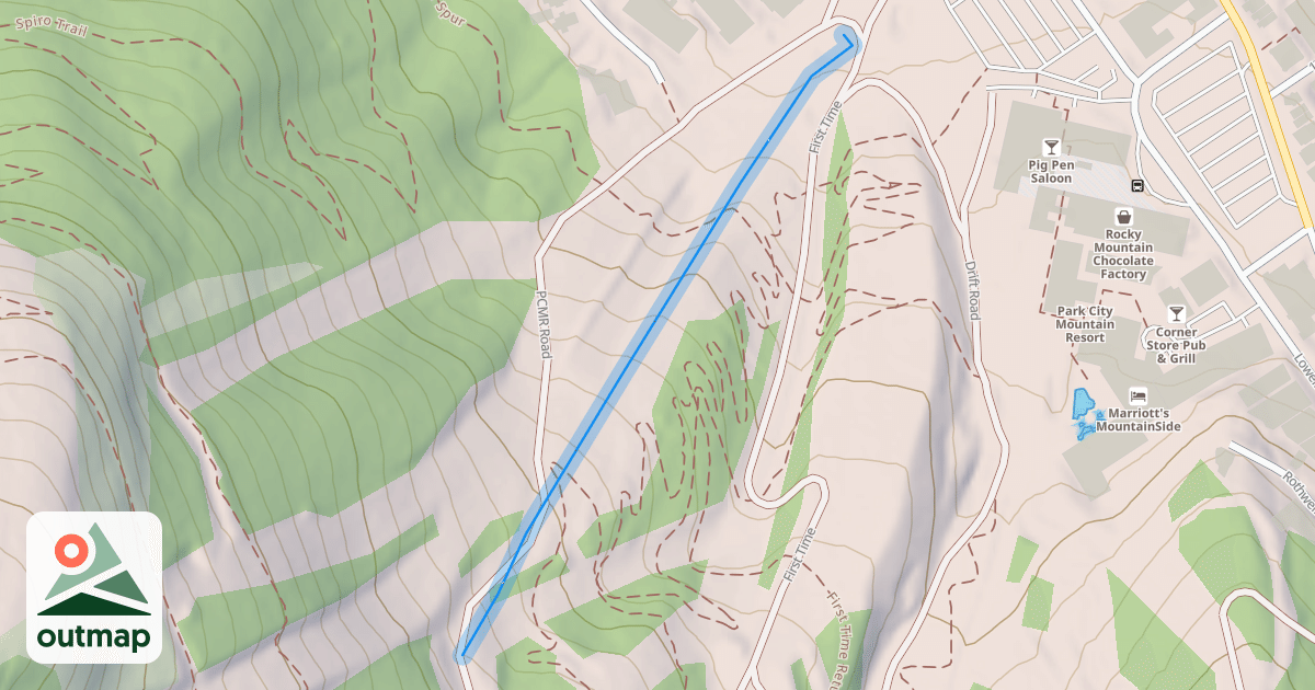 Map of Pick'n Shovel