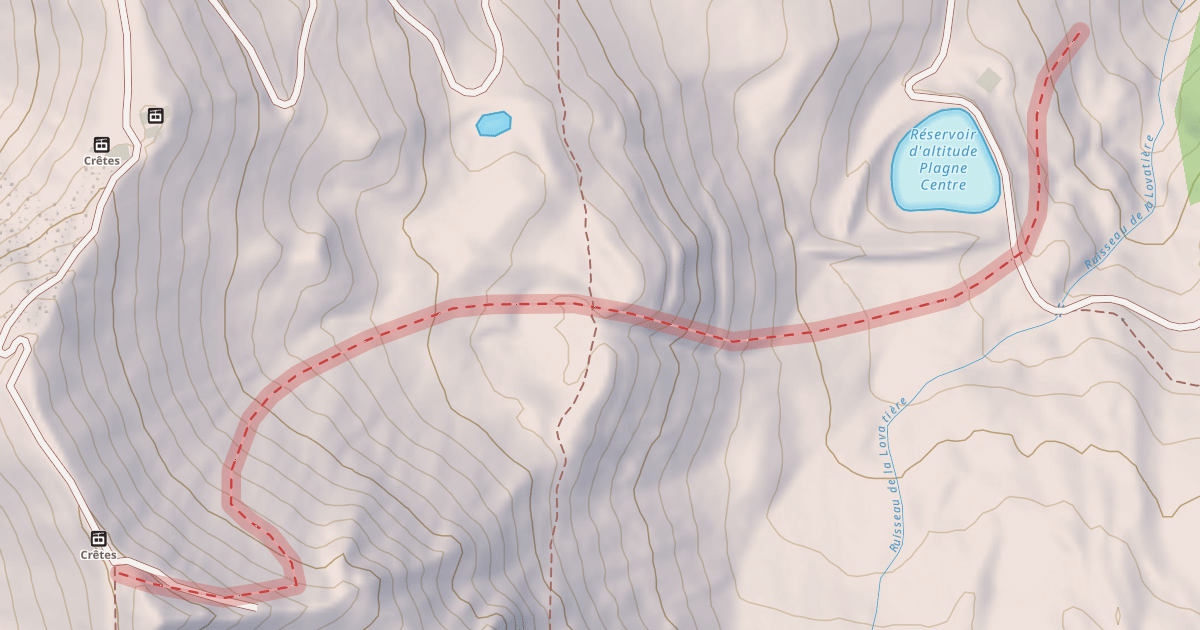 Map preview of Grande Pente