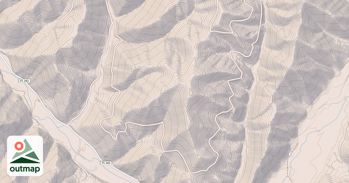 Map of BURDETTE CREEK