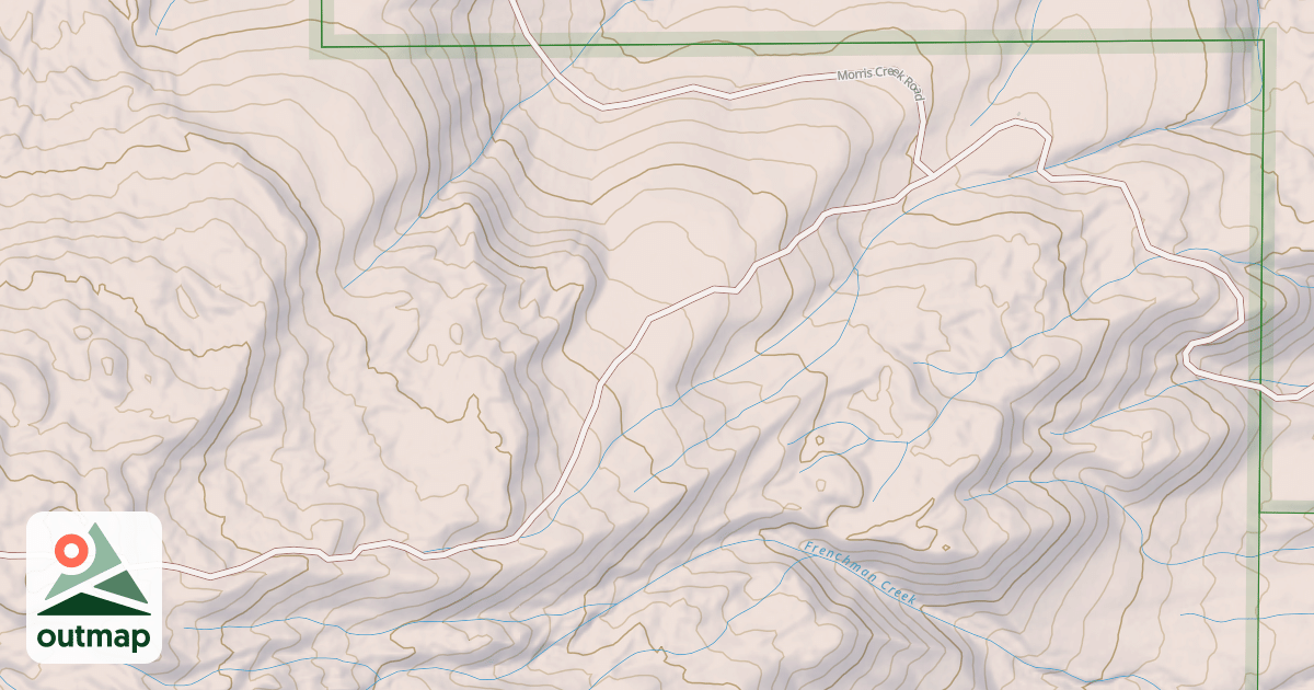 Map of FRENCHMAN CR