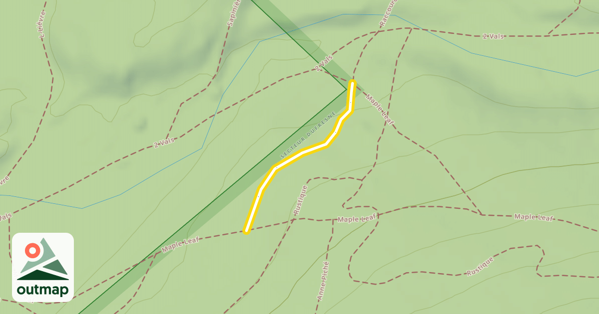 Map of 2 Vals alternatif