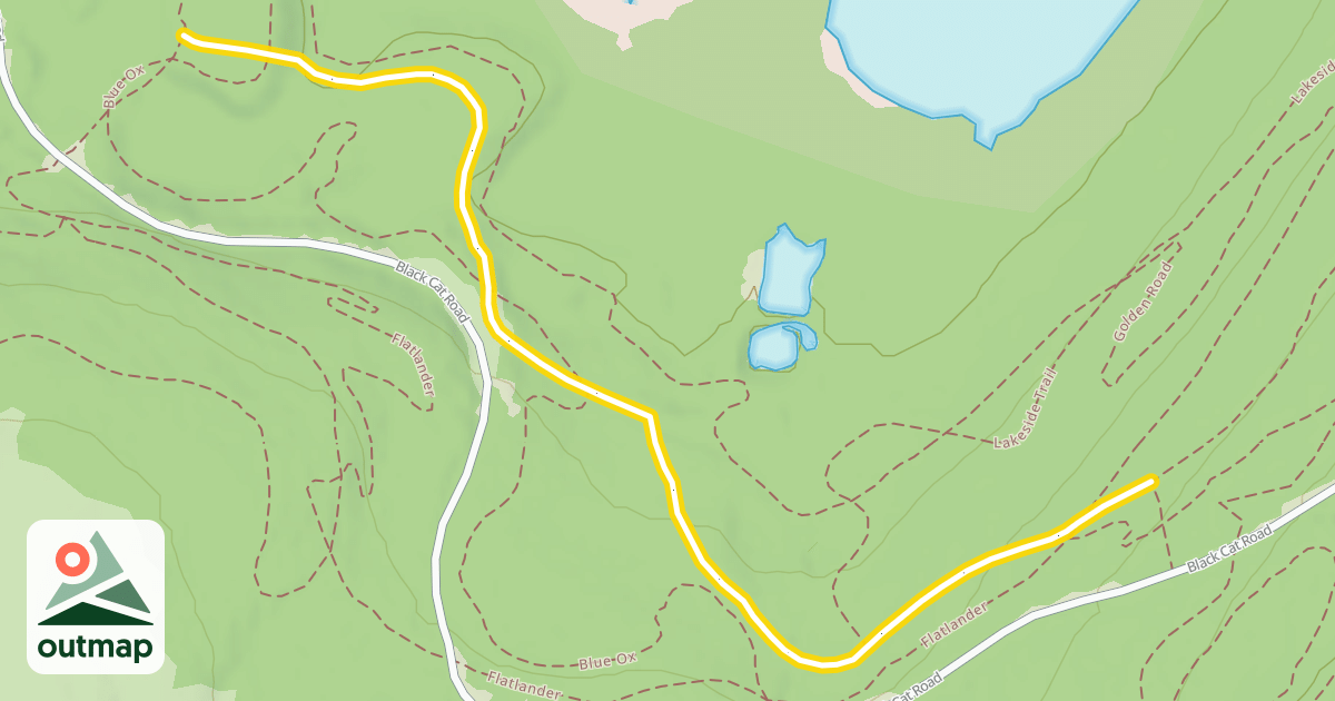 Map of Twin Pines Loop