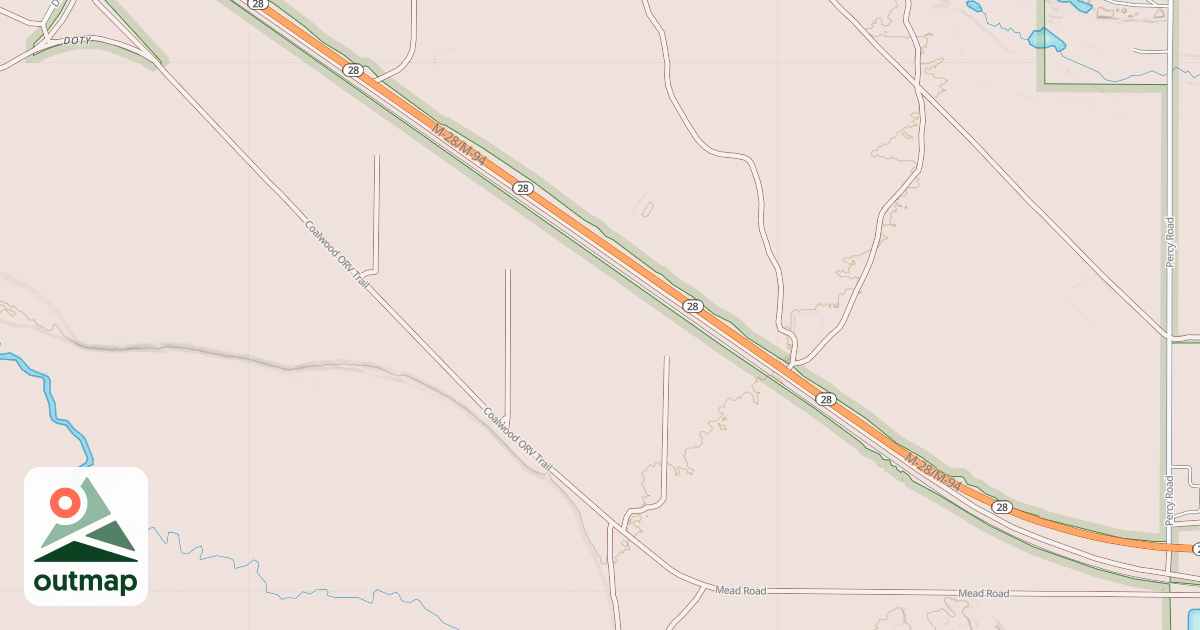 Map of Haywire Grade Atv