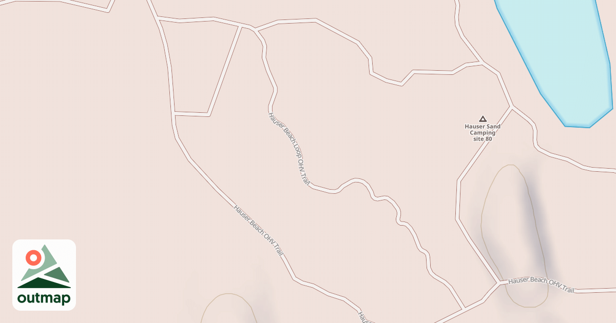 Map of USFS Motor Vehicle Use Map Trails 16124