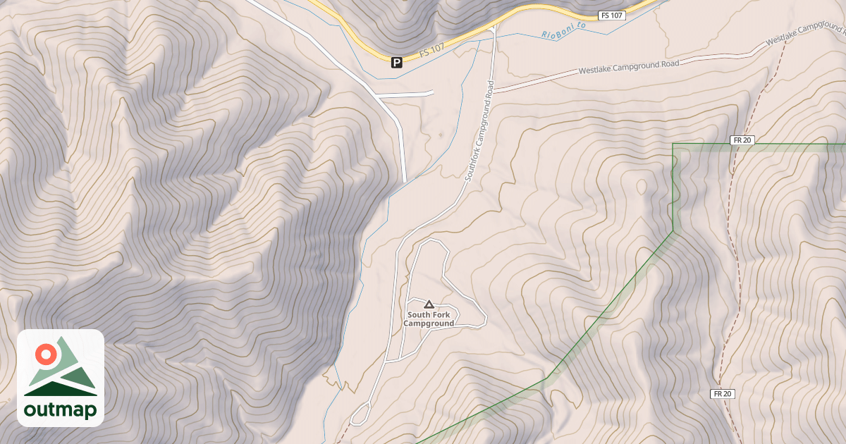 Map of SOUTHFORK CG