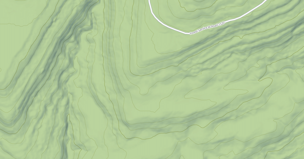 Map preview of USFS National Forest System Roads {8A1175B2-4FE5-4886-8C26-69A7ADB0E660}