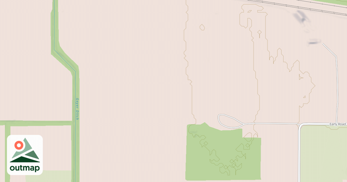 Map of Buffalo Run Snowmobile Trail