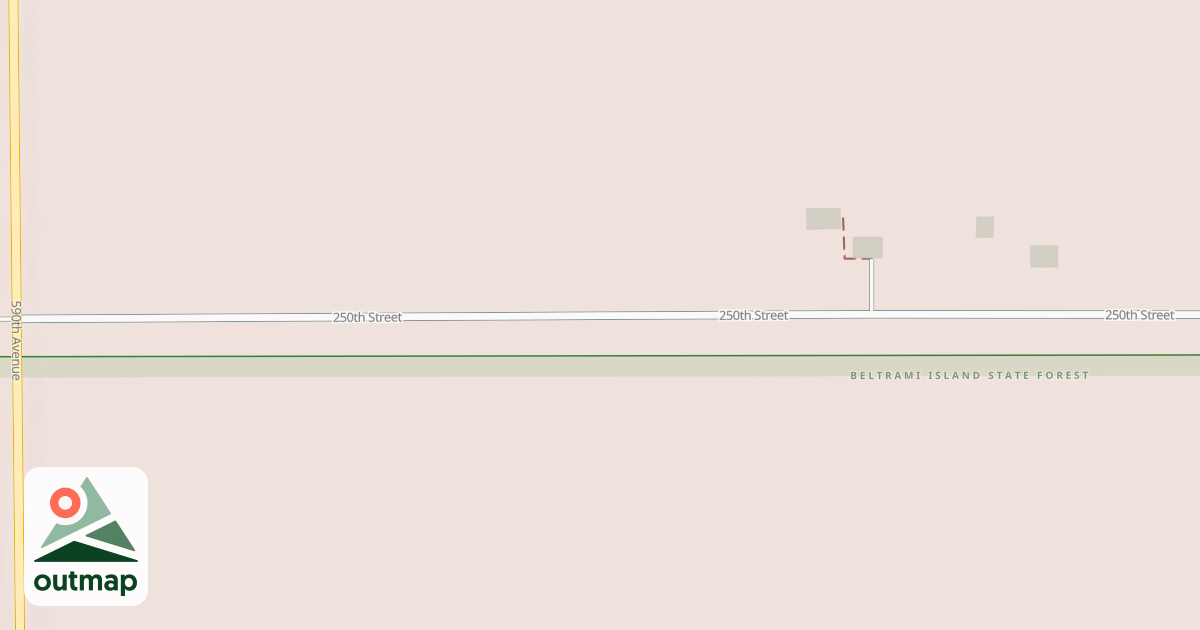 Map of Warroad/Roseau Trails