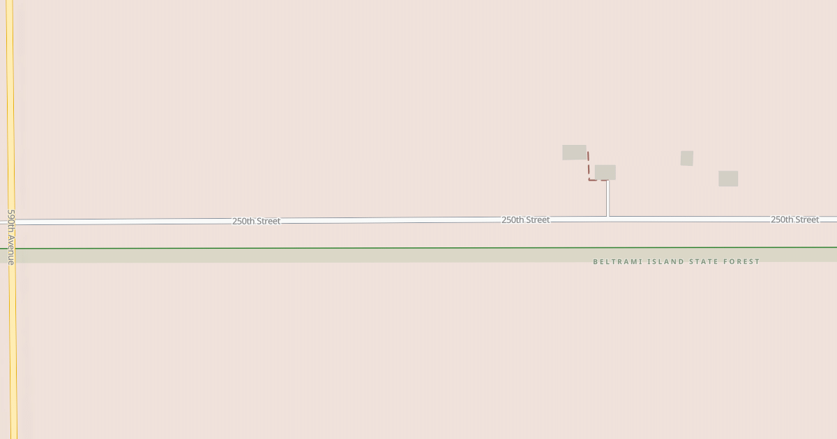 Map preview of Warroad/Roseau Trails