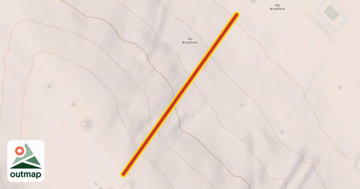 Map of Hornet T-Bar