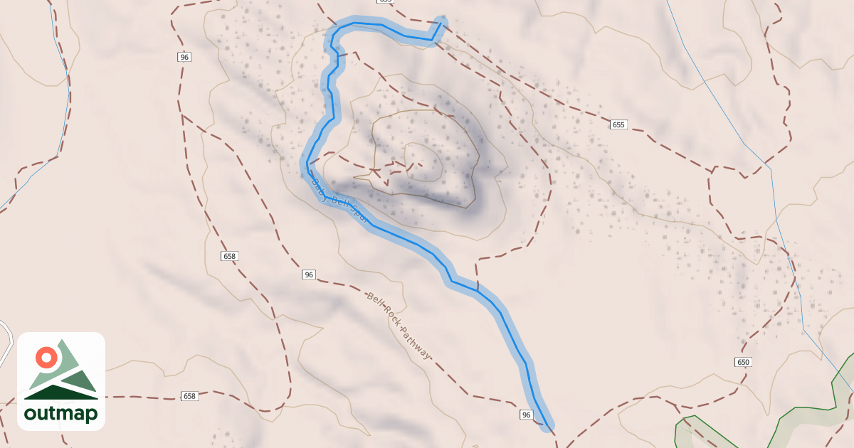 Map of Baby Bell Spur