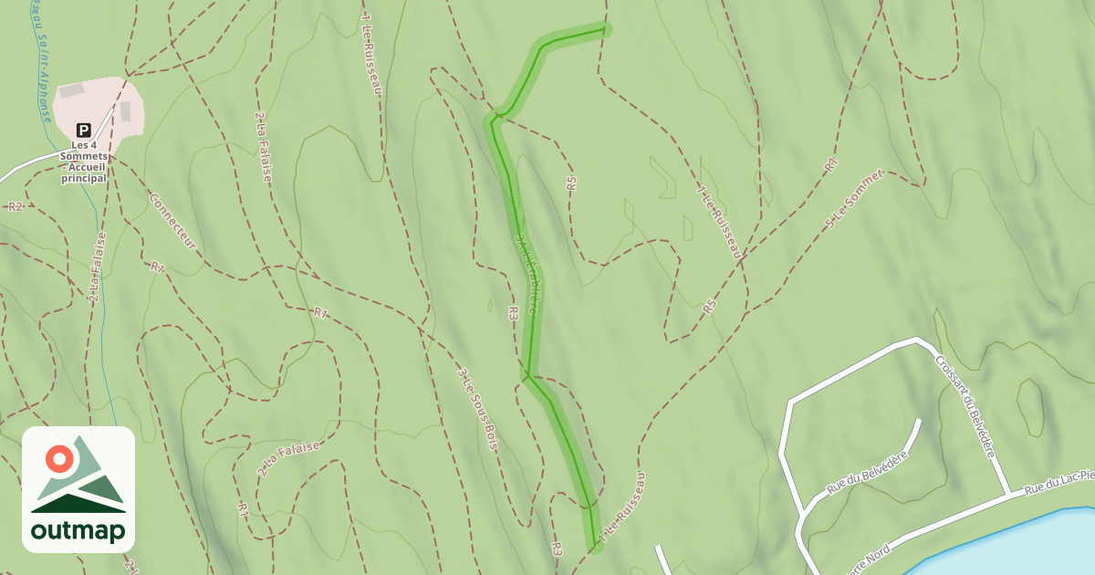 Map of 3A L'Érablière