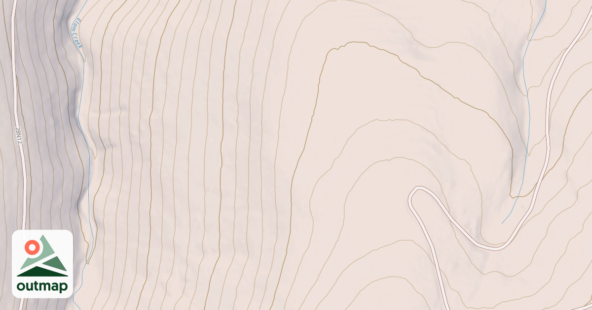 Map of E ELAM CREEK