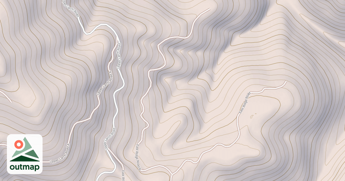 Map of EAST RIDGE B