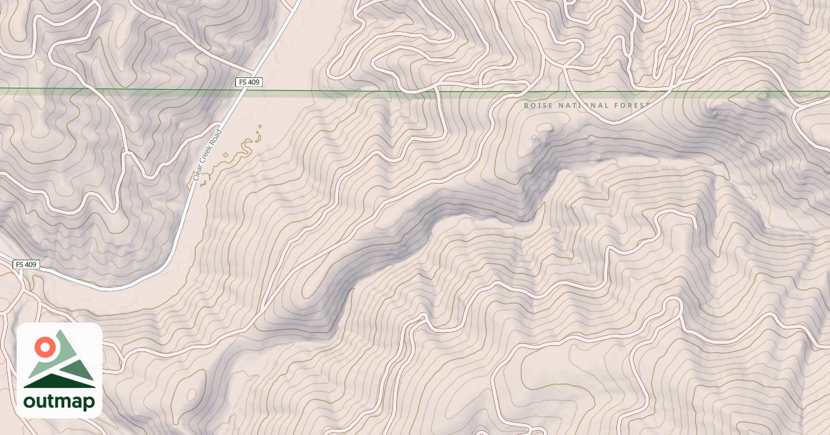 Map of DITCH EAST
