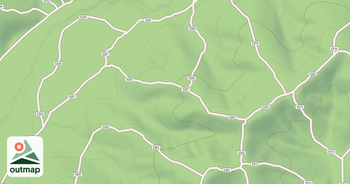 Map of USFS Motor Vehicle Use Map Trails 20223