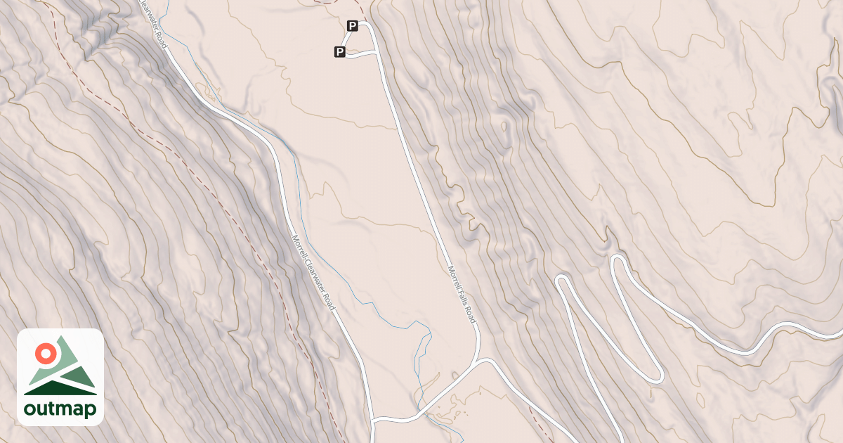 Map of Morrell Falls