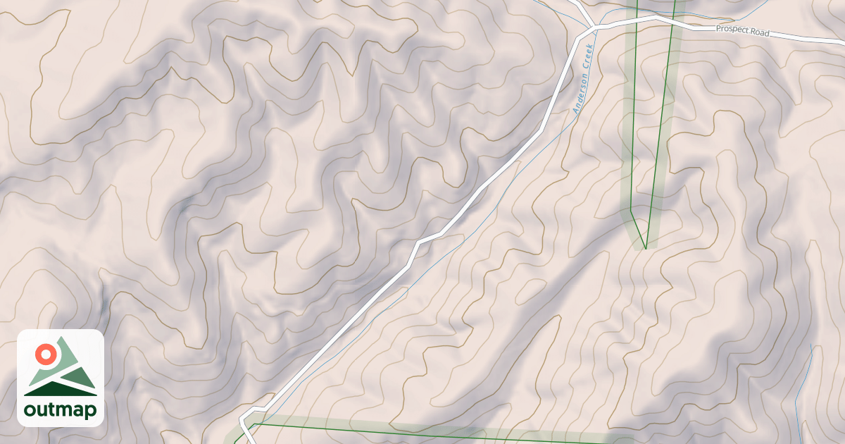 Map of ANDERSON CR.