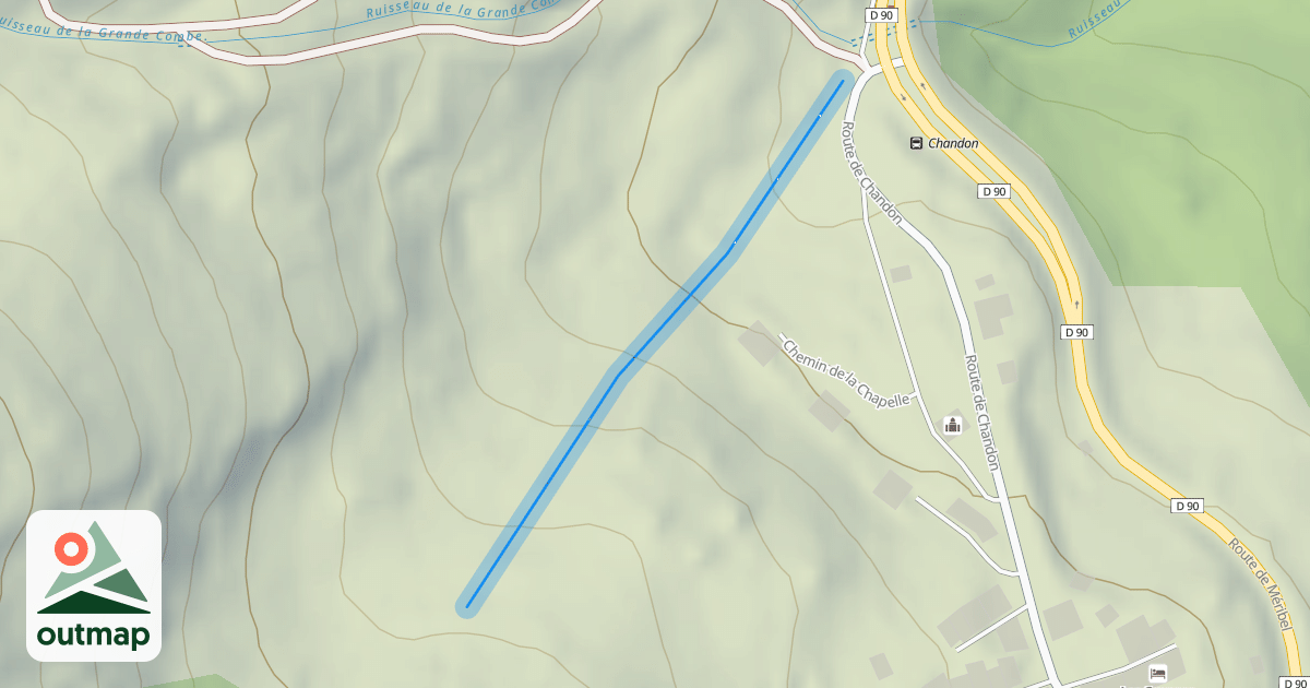Map of Chandon