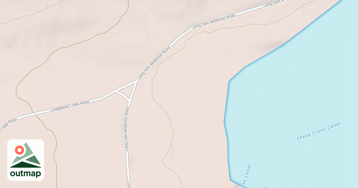 Map of LONG PK RESERVOIR DISPERSED C