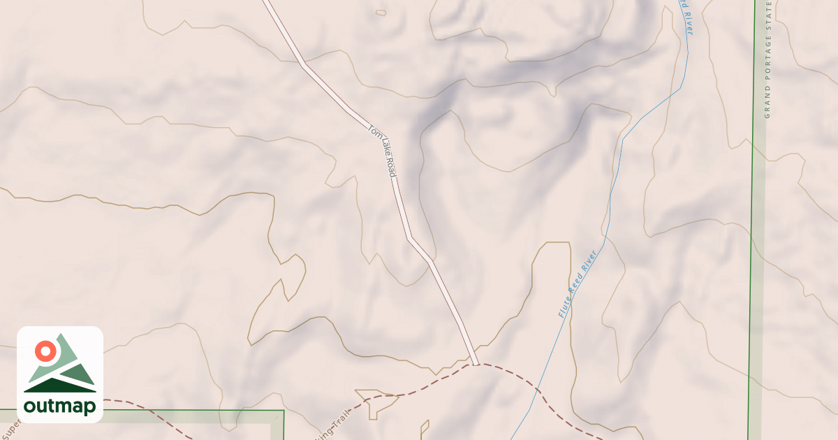 Map of Hovland Woods Trail