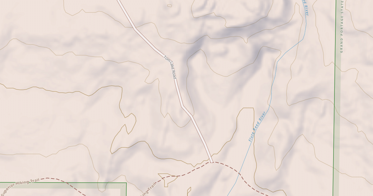 Map preview of Hovland Woods Trail