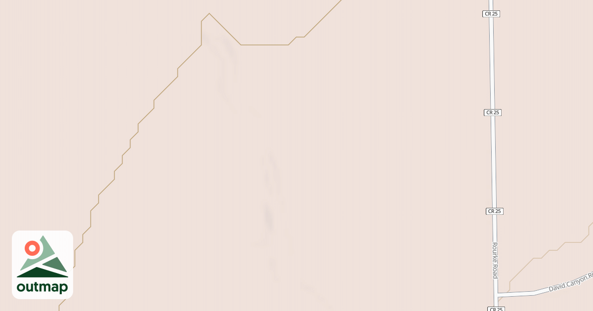 Map of WEST DAVID CANYON