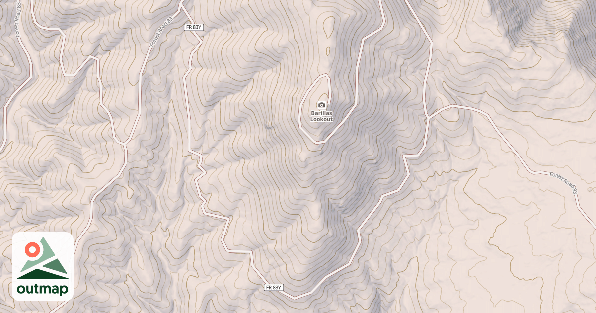 Map of USFS National Forest System Roads {19F01195-09B9-4544-9A07-81CF7E221A68}