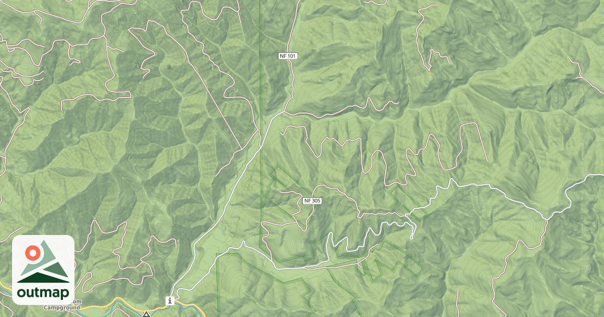 Map of CANAL CREEK RD