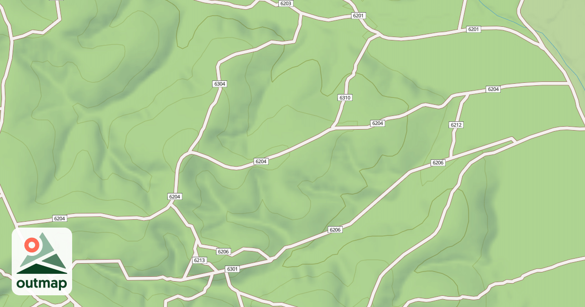Map of USFS Motor Vehicle Use Map Trails 19996