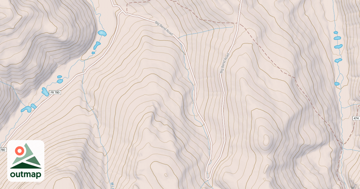 Map of Big Bend Snowmobile/Ski