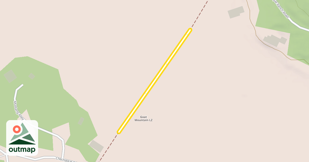 Map of Goat Wall Loop