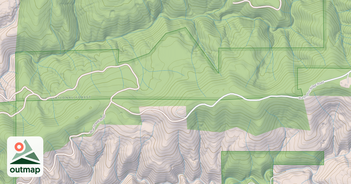Map of BURLINGTON RIDGE
