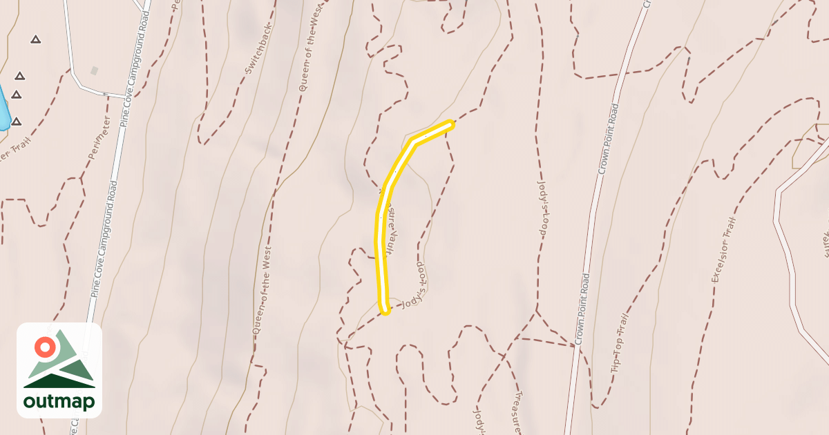Map of Jody's Nugget