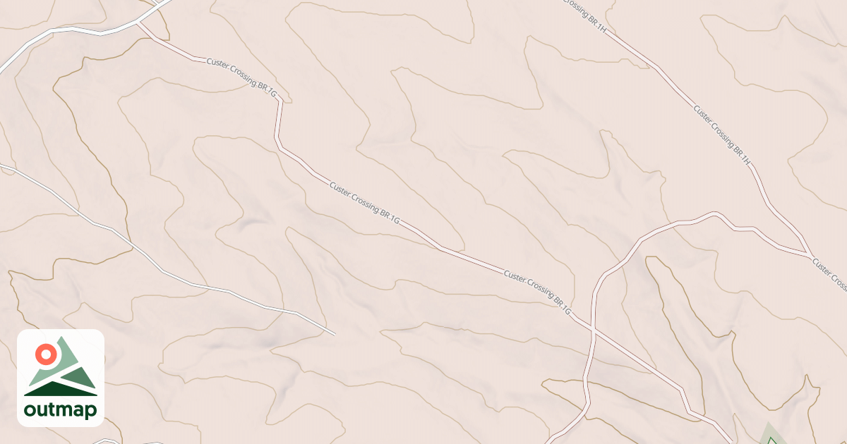 Map of CUSTER CROSSING BR 1G