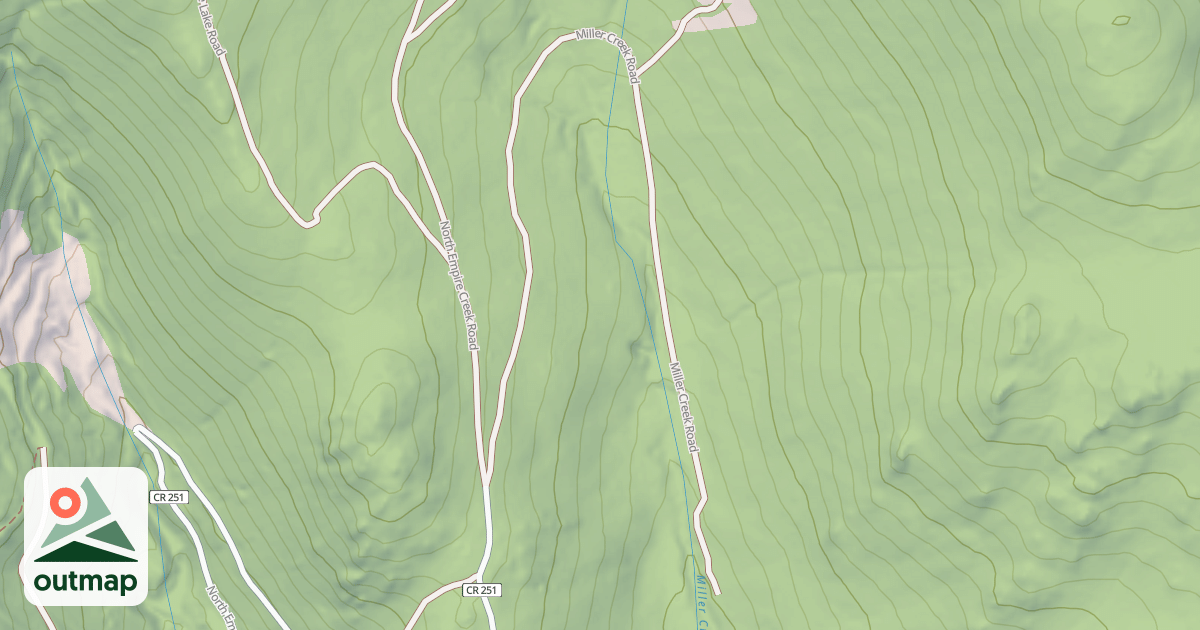 Map of MILLER CREEK