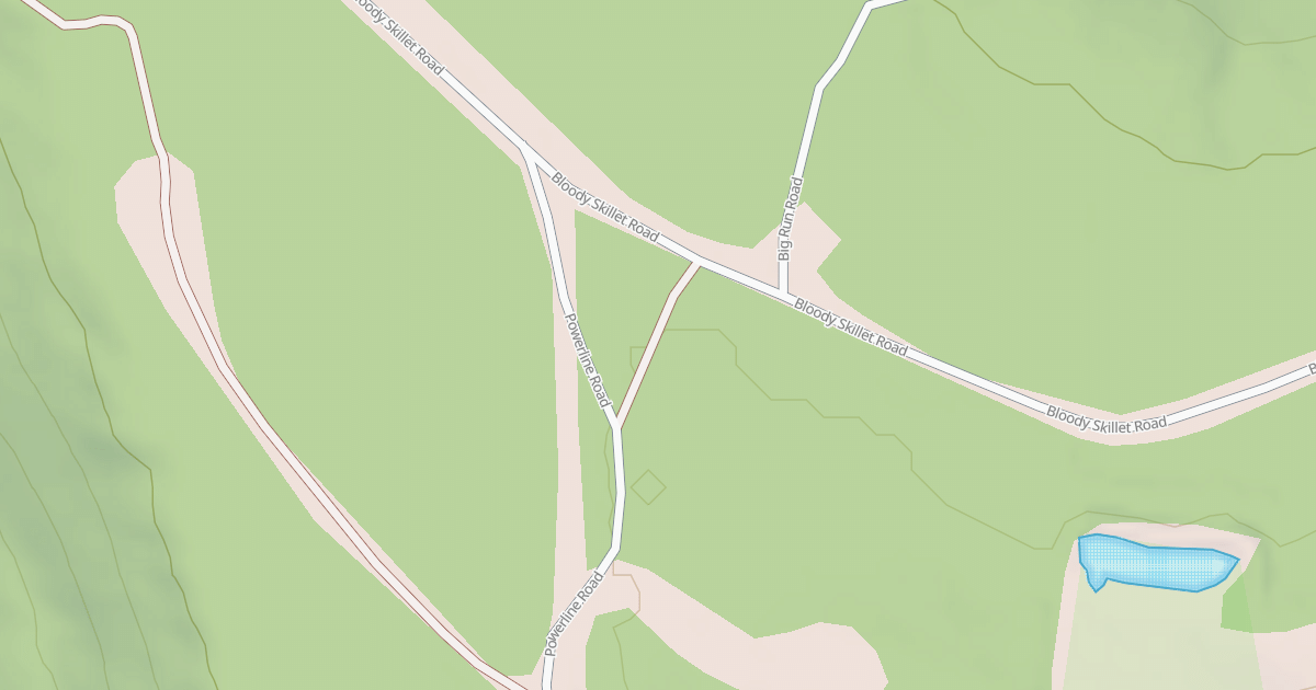 Map preview of Bloody Skillet ATV Trail