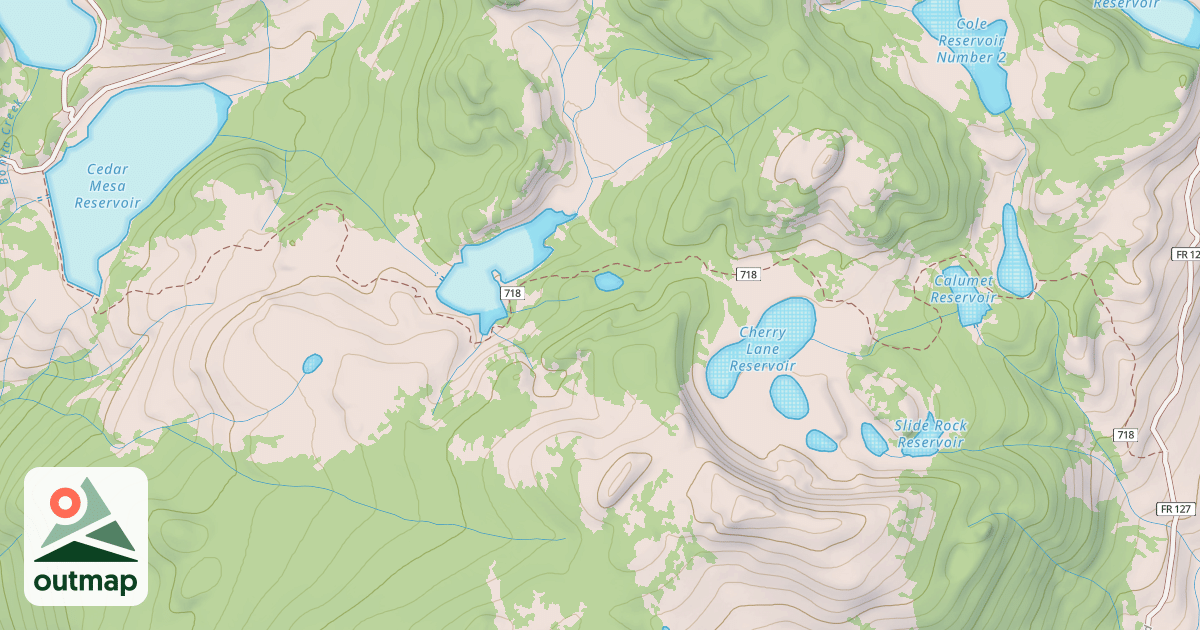 Map of Cedar Mesa
