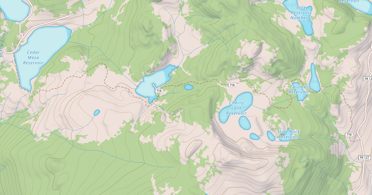 Map preview of Cedar Mesa