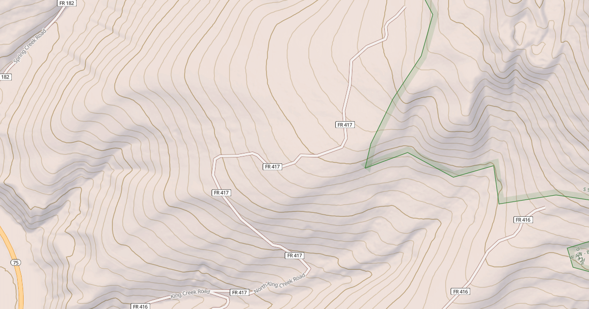 Map preview of King Creek North