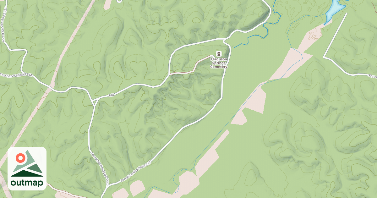 Map of FERGUSON SPRING ROAD