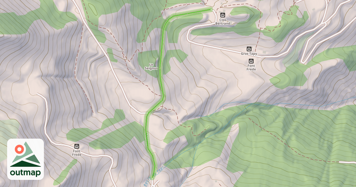Map of Mélèzes
