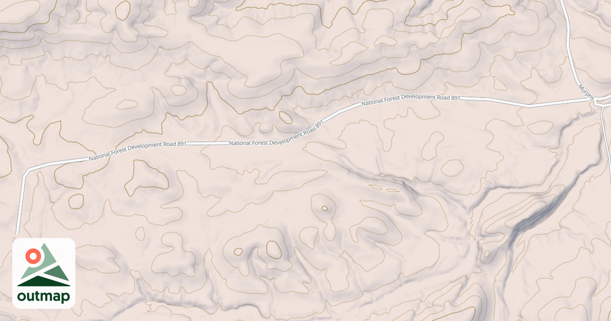 Map of BIG HILL SOUTH