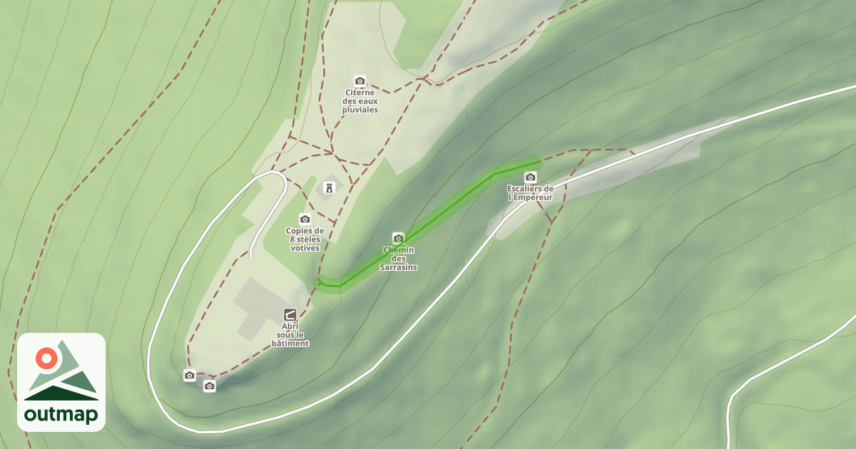 Map of Chemin des Sarrasins