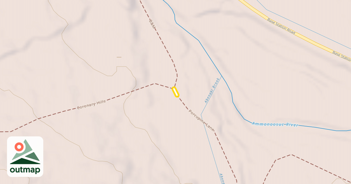 Map of Porcupine Lane